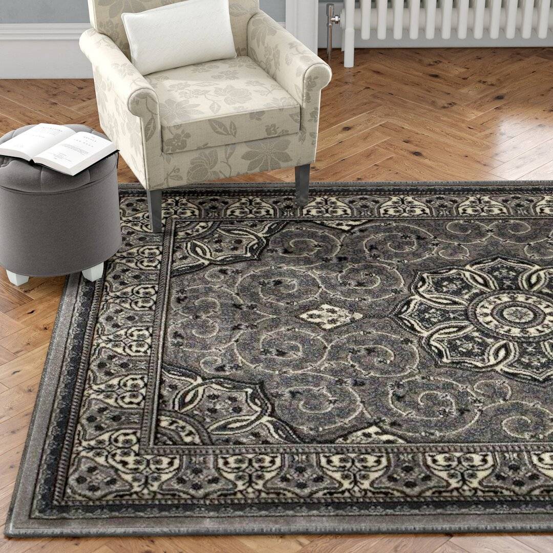 Three Posts Brandonville Rug Grey cm