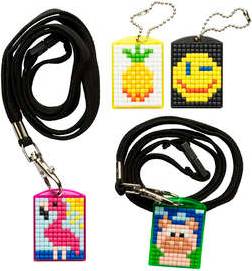 DIY Kit Pixel Keyring Summer