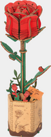 Rowood Red Rose Wooden Model Kit