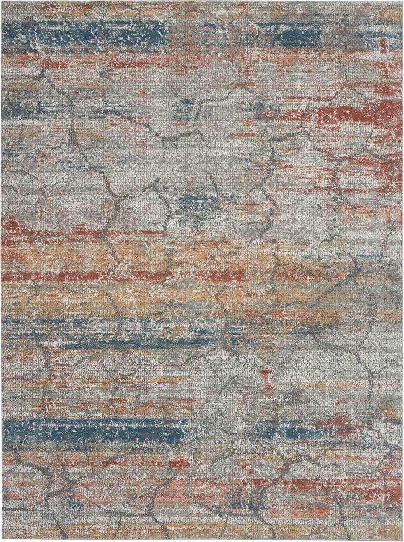 Longweave Rustic Tufted Rug Blue