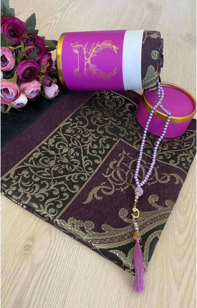 Pink and green rug Pink Green Prayer Rug