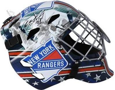 Hockey mask Fancy Dress Fanatics Authentic New York Rangers Autographed Goalie Mask