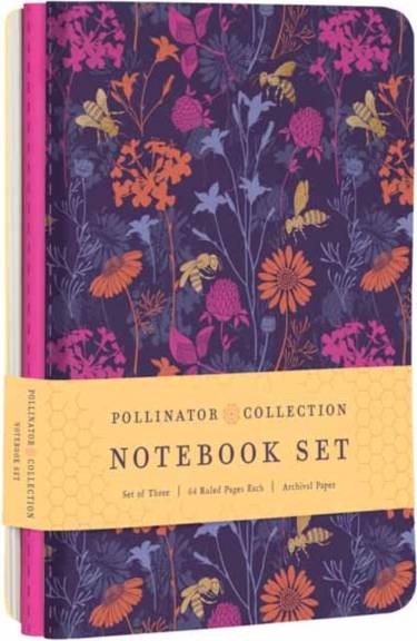 Insight Editions Pollinators Sewn Notebook Collection: Pollinator Collection