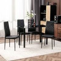 Homcom Black Dining Set