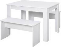 Homcom 3 Pieces Kitchen Dining Set Bordsgrupp