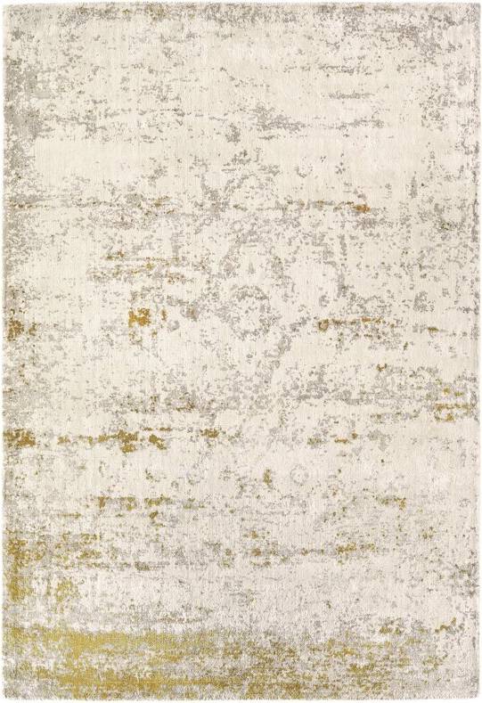 Hug Rug Hand Tufted Cream Rug Rectangle 200 x 300 Gold