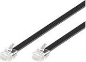 MicroConnect Modular Straight RJ11 6C/6P 2m