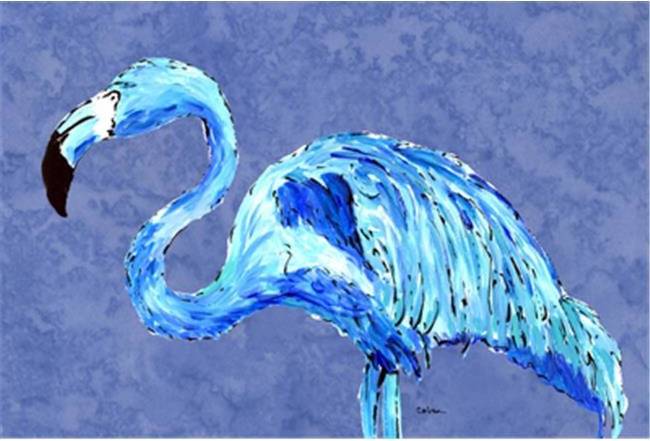 CoolCookware Flamingo On Place Mat Blue