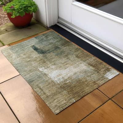 Addison Rugs Machine Washable Ombre Brown