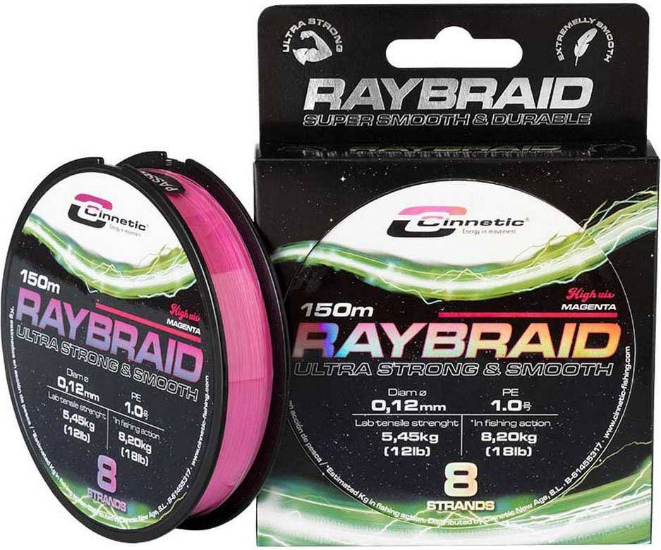Raybraid Hi Vis Magnet Braided Line 150 M