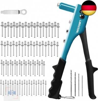 Libra ton Rivet Gun Hand Riveter 80pcs