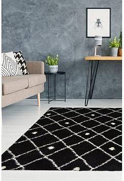 Homemaker Very Home Snug Diamonds Rug Black
