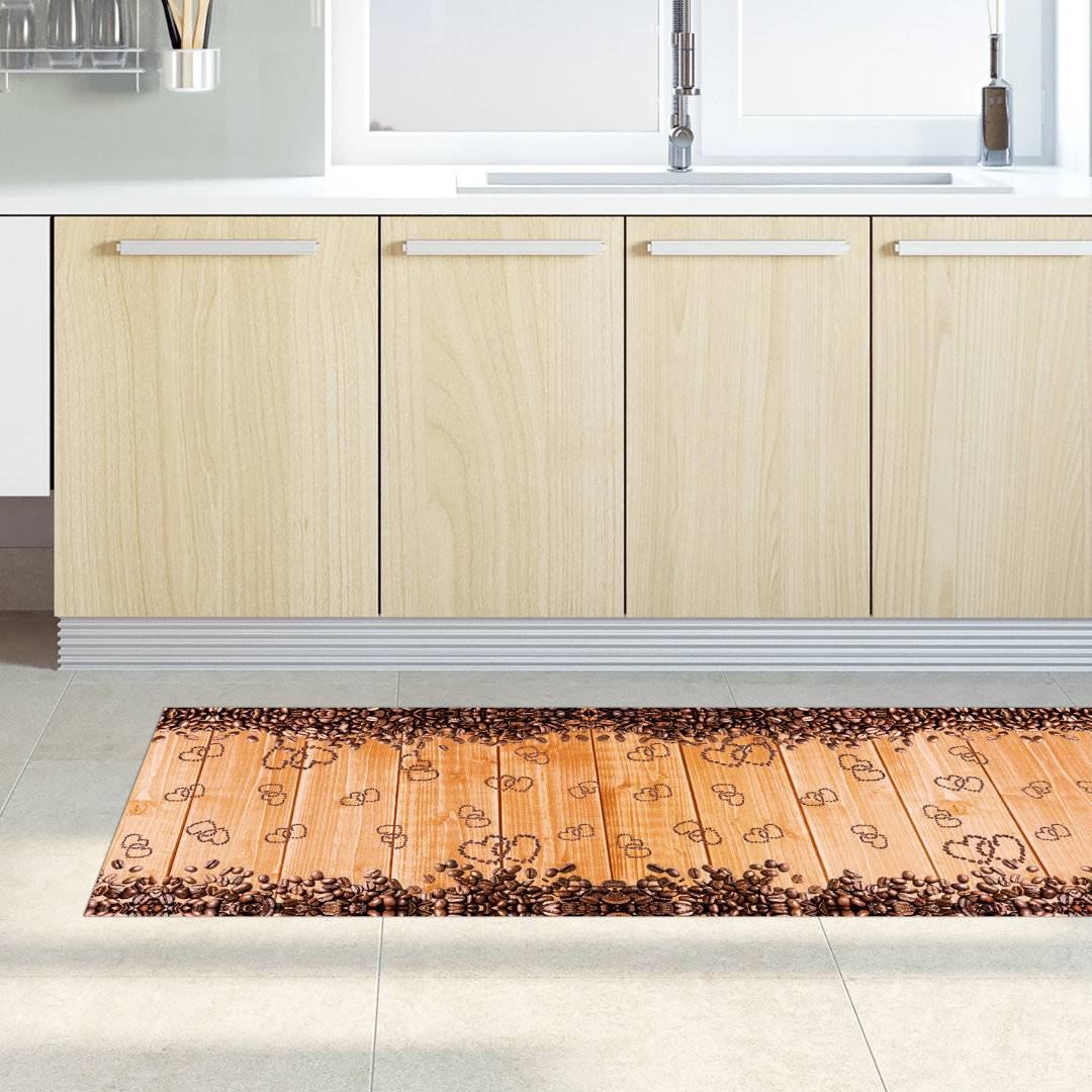 East Urban Home Washable Kitchen Rug