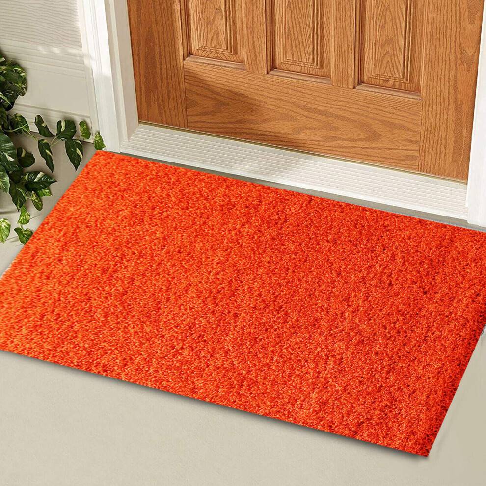 Moonlight Bedding Shaggy Rug NON SLIP SHAGGY RUNNER Orange