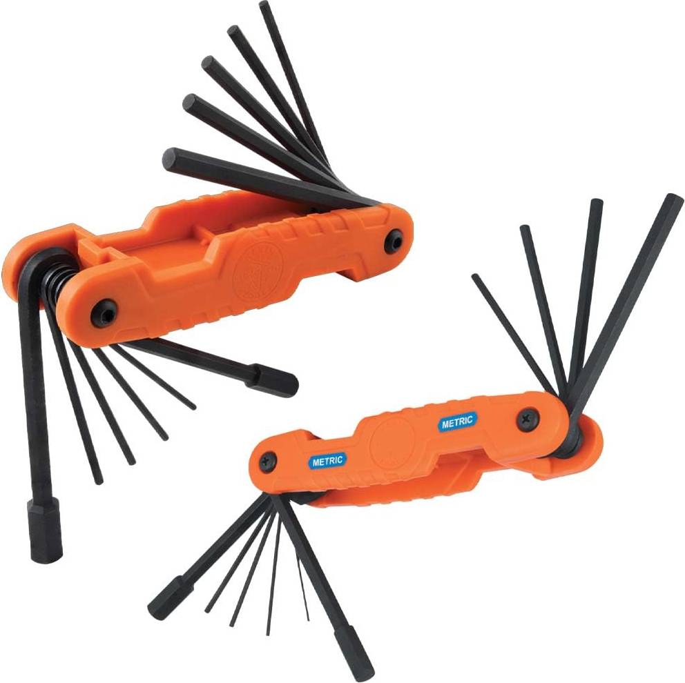 Klein Tools 70552 Pro Folding Hex Key Set 2-Pack Hex Key