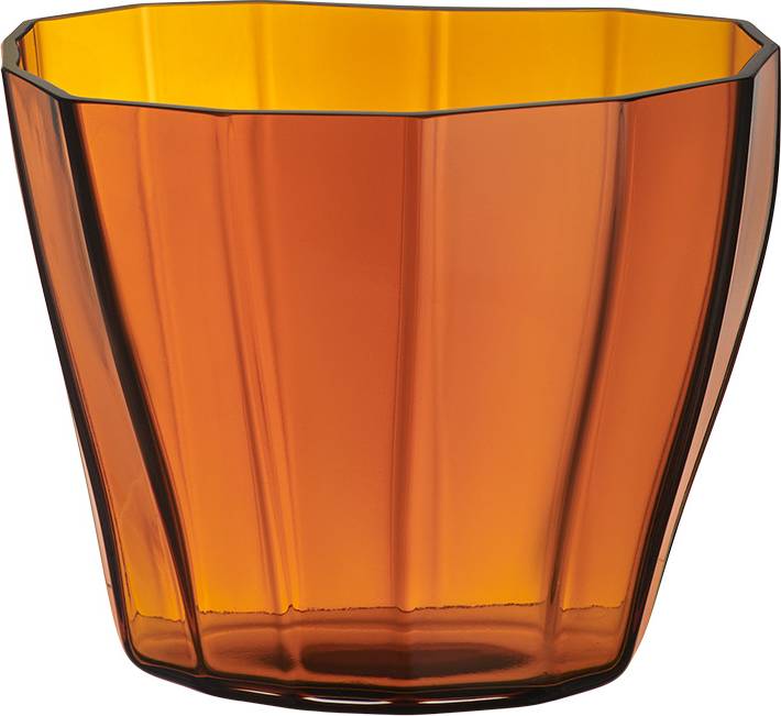 Orrefors Reed Amber Vas