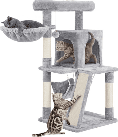 Small cat tree Alden Design SMILE MART Multi-level Small Cat Tree Tower with