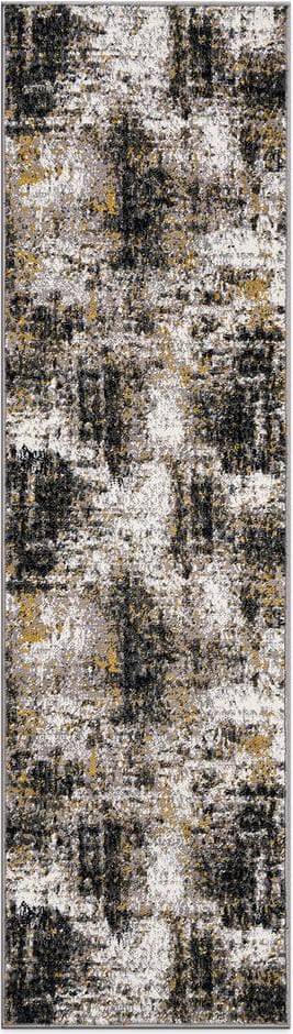 World Rug Gallery Adare Contemporary Abstract Yellow