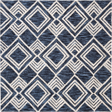 Safavieh Micro-Loop Rengina Moroccan Natural, Blue