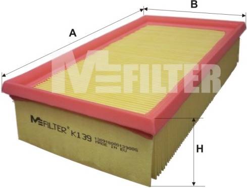 MFilter Luftfilter K 139