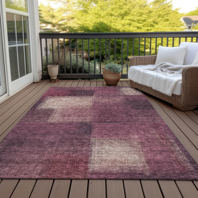 Addison Rugs Machine Washable Ombre Purple