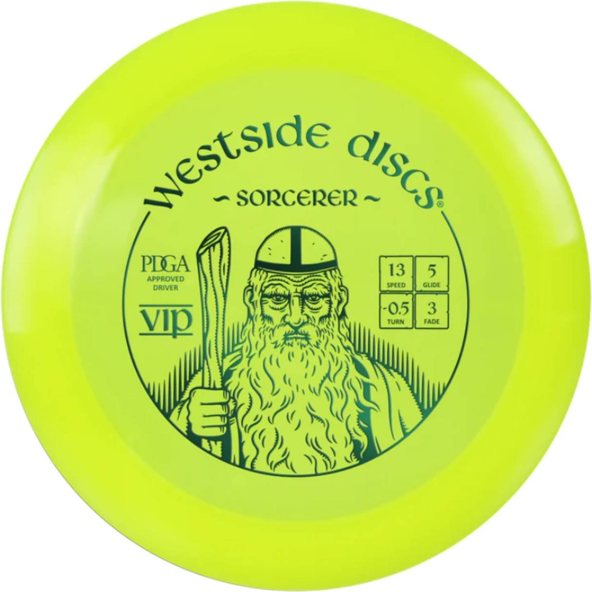 Westside Discs VIP Sorcerer Distance Driver - Yellow