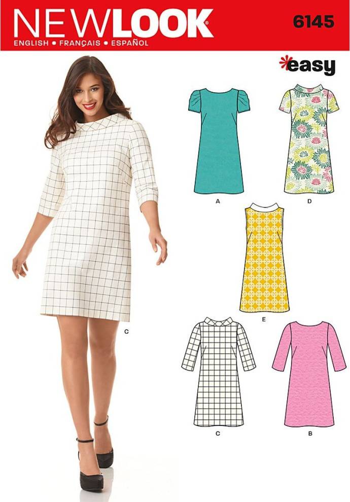 Simplicity New Look Paper Sewing Pattern 6145