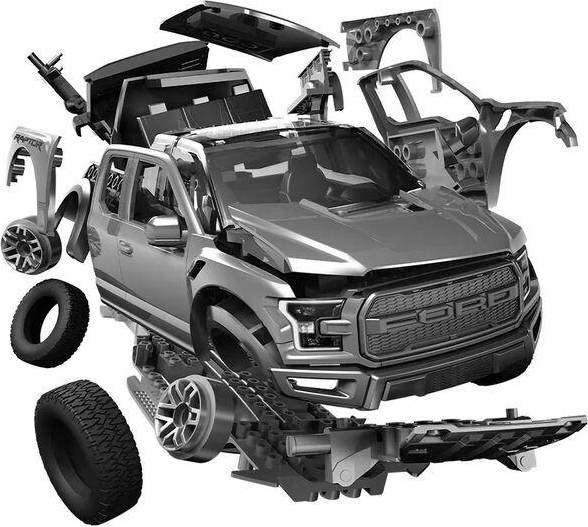 Airfix quickbuild Airfix Quickbuild Ford F-150 Raptor Model Kit