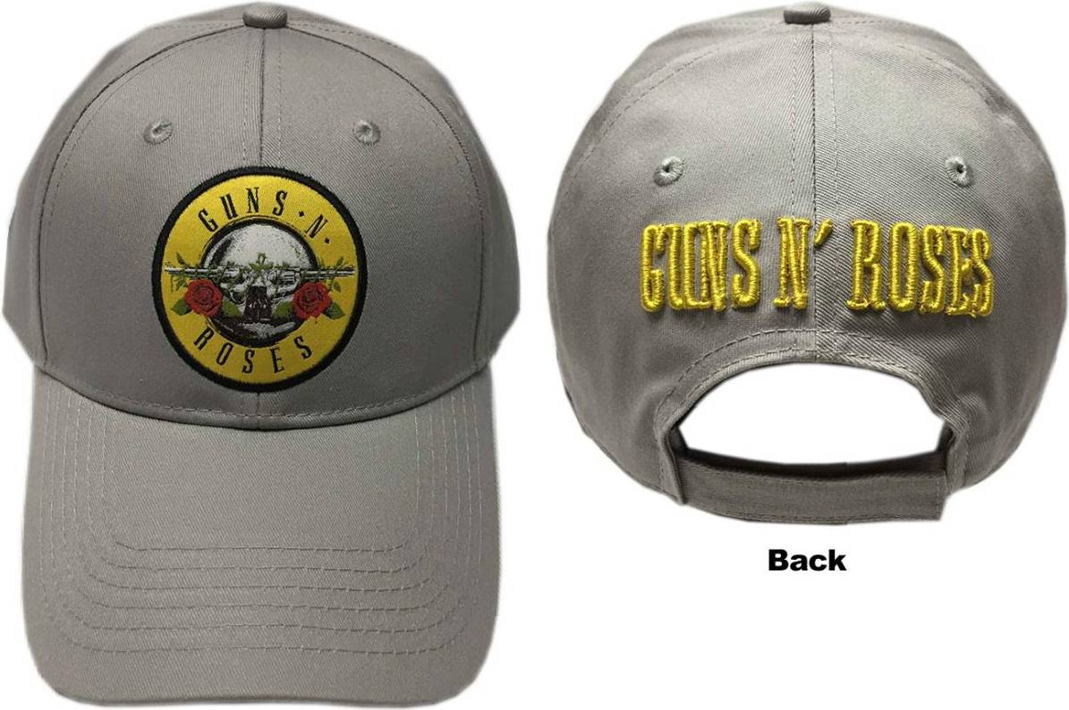 Guns N' Roses Guns N Roses: Guns N' Roses Unisex Baseball Cap/Circle Logo Grey