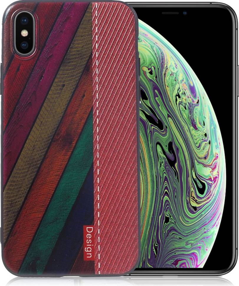 Apple iphone case xs Apple iPhone XS Embossed Pattern Case Red