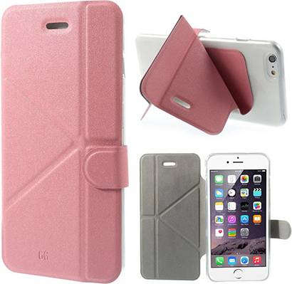 Apple Origami Rosa iPhone 6 Plus Flip Fodral