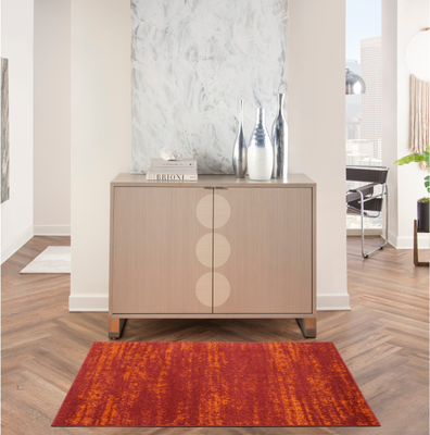 Nourison Essentials Solid Red
