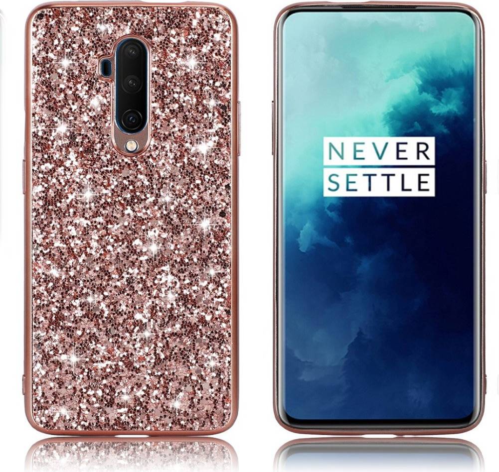 OnePlus Glitter 7T Pro skal Rosa