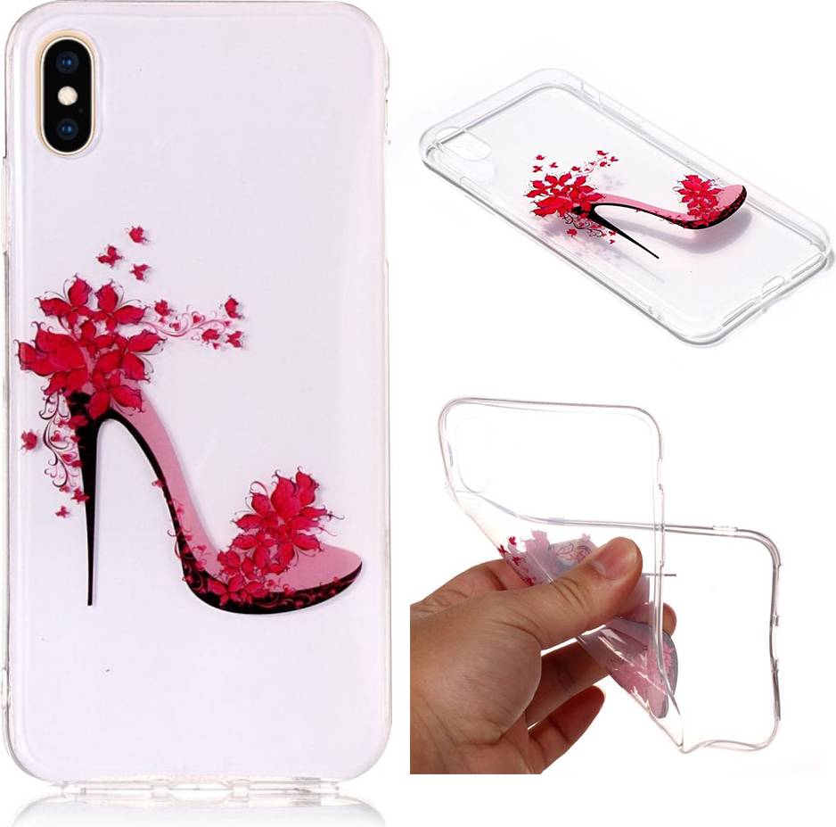 Apple iPhone X Pattern Printing Case - Transparent/Multicolour