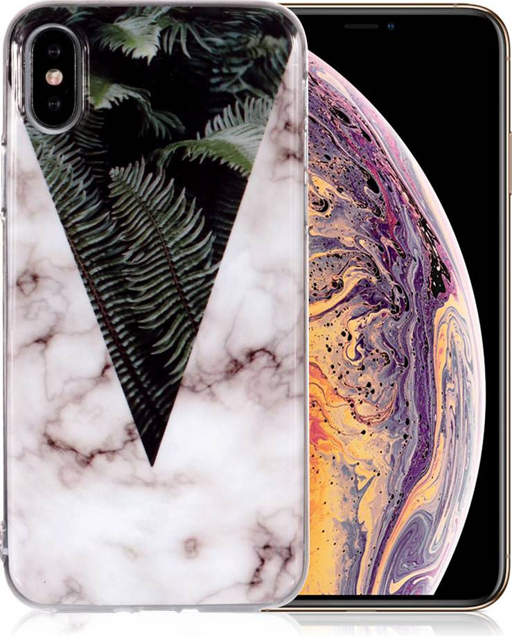 Apple iPhone Xs Max Marble Pattern Case Style M