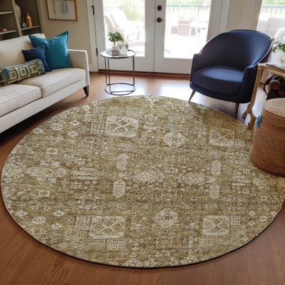 Addison Rugs Machine Washable Vintage Brown