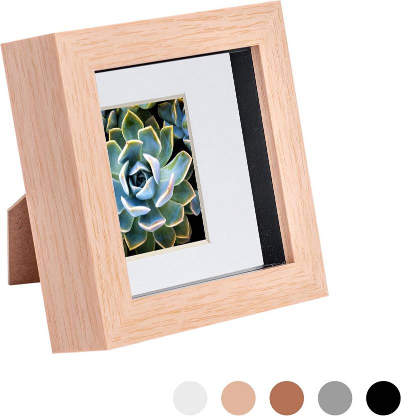 Nicola Spring "4x4" 3D Box 2x2"" Photo Frame