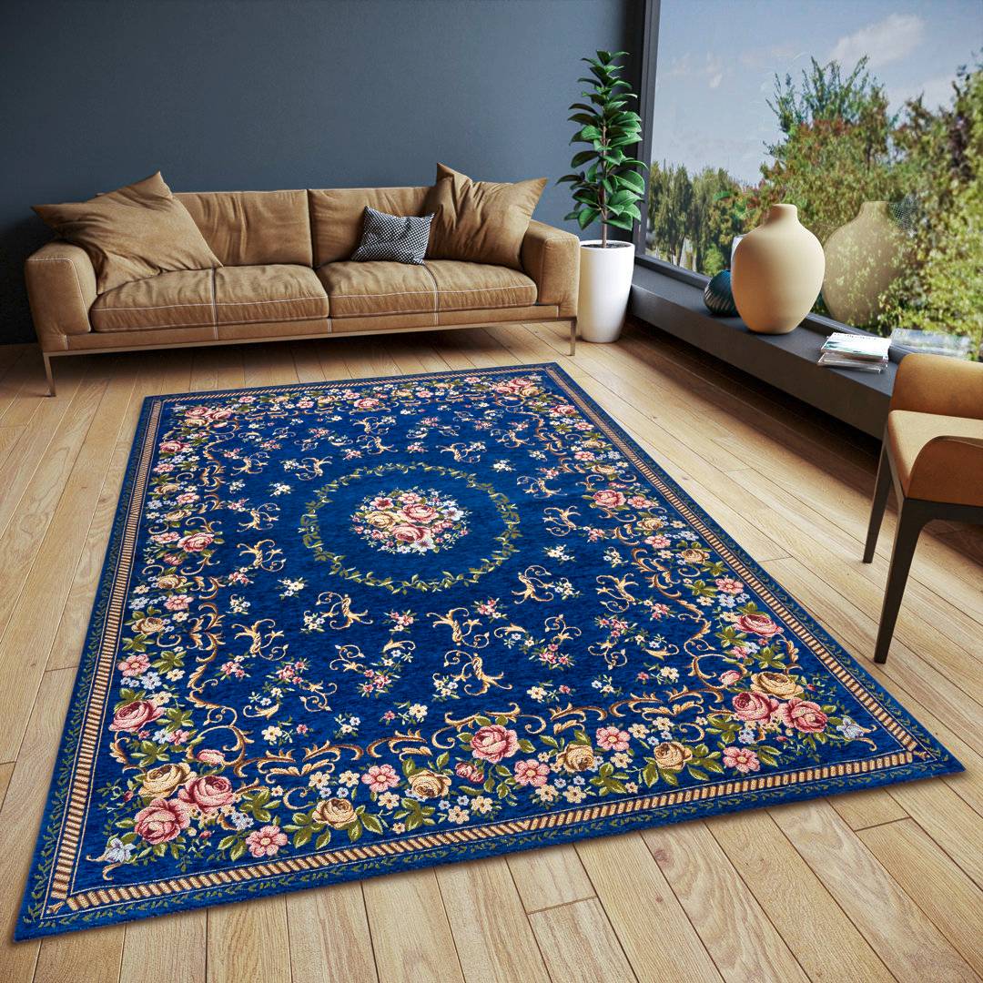 Hanse Home Gobelin Rug Rectangular 75 x 150 cm Blue