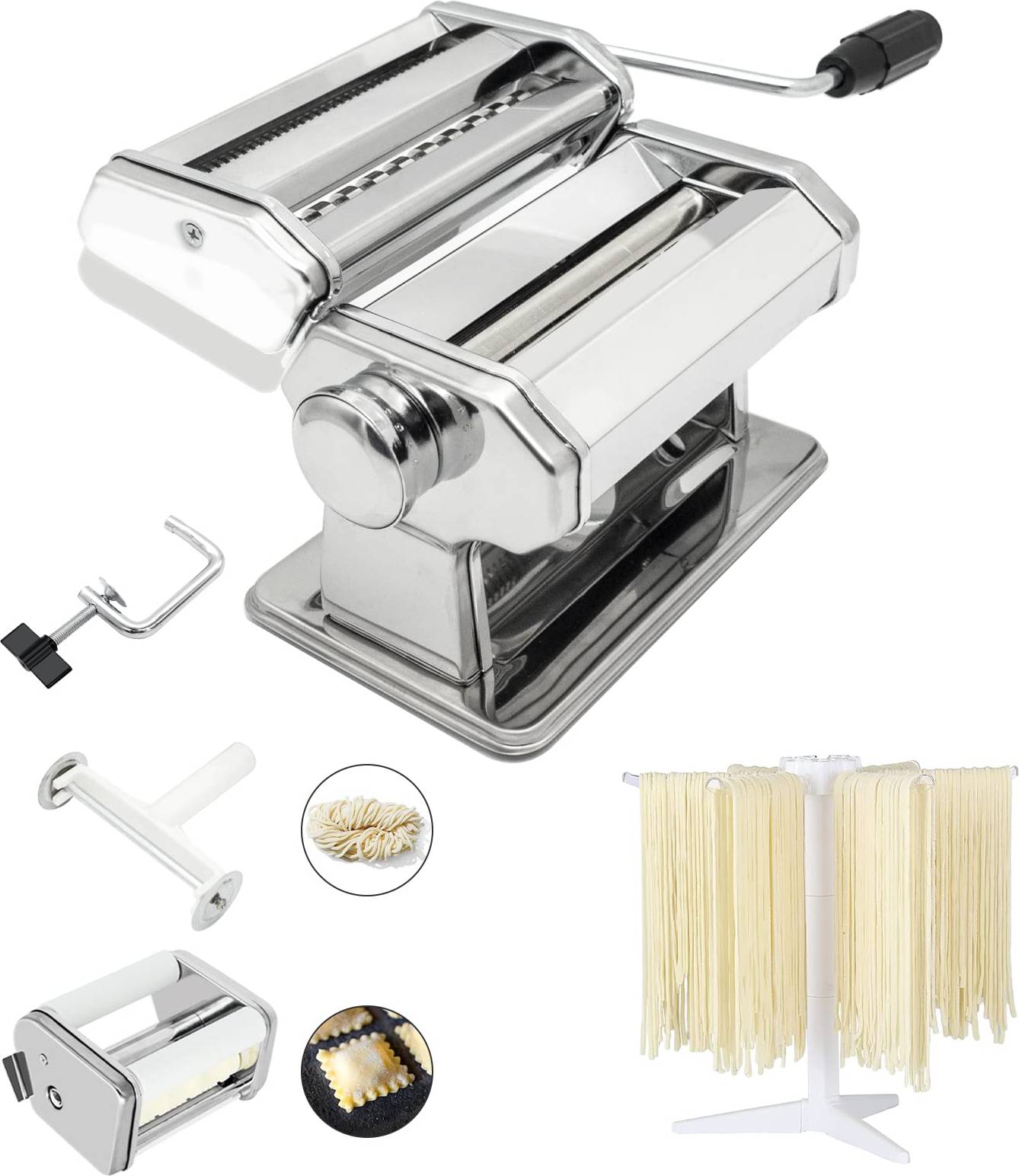 Pasta machine Master Pasta Maker Machine Set 6 Stück