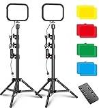 Apexel 2 Pack LED Video Light Kit