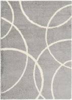 THE RUGS Snug Collection Shaggy Bubbles Grey