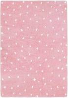 THE RUGS Snug Collection Spotty Shaggy R467A Pink