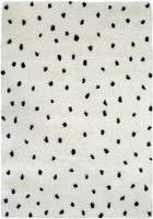 THE RUGS Snug Collection Spotty Shaggy R467A White