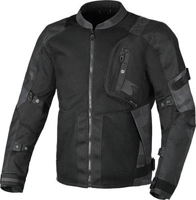 Macna Raddic Camo Motorcycle Textile Jacket, black-multicolored Man