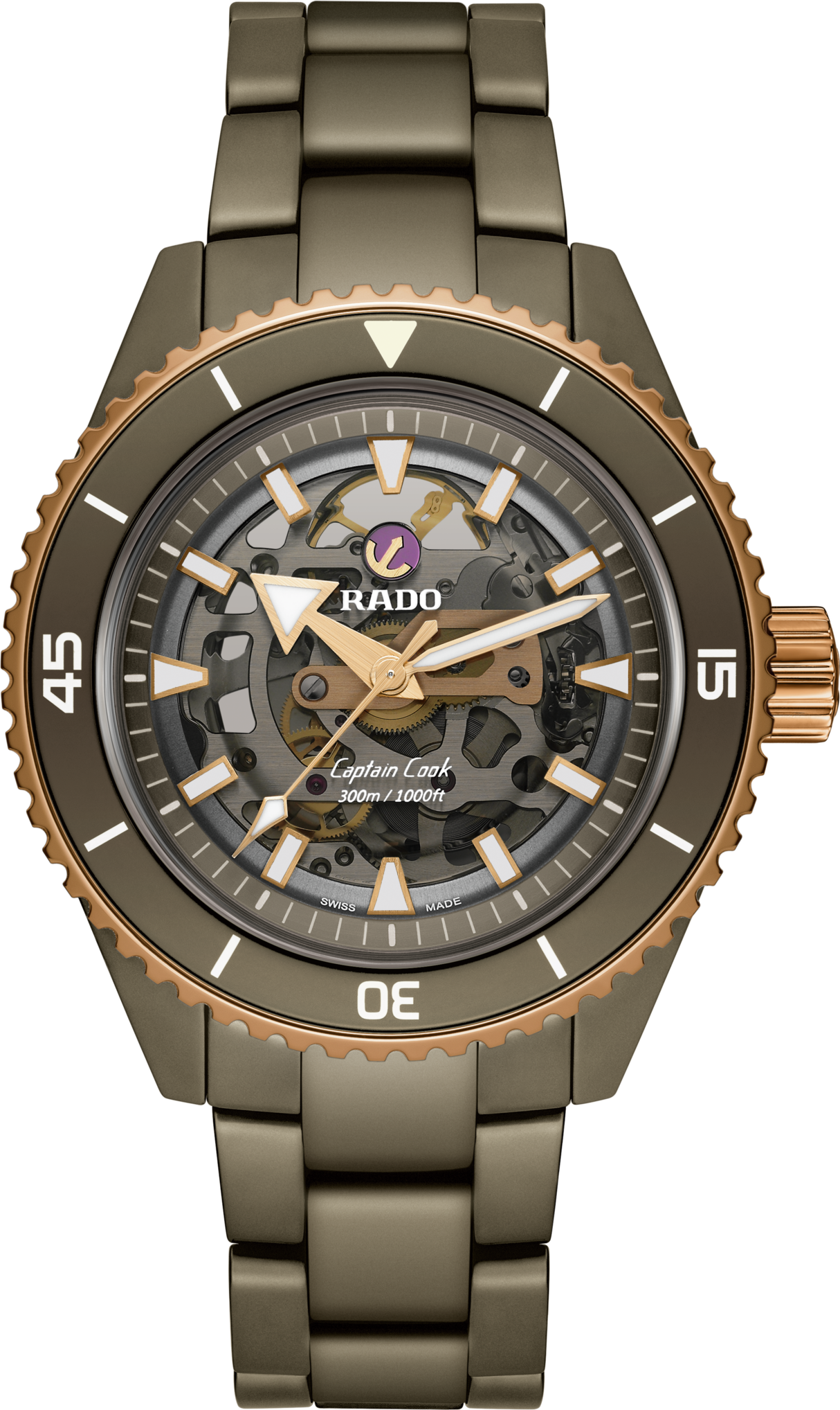 Rado Captain Cook High-Tech Ceramic Skeleton R32150162