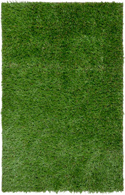 Ottomanson Waterproof Artificial Grass Turf Rugs & Rolls Customized