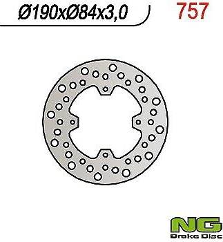 NG Brake Disc Round 757