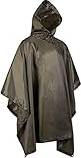 Mil-Tec Ripstop Basic Poncho - Grøn