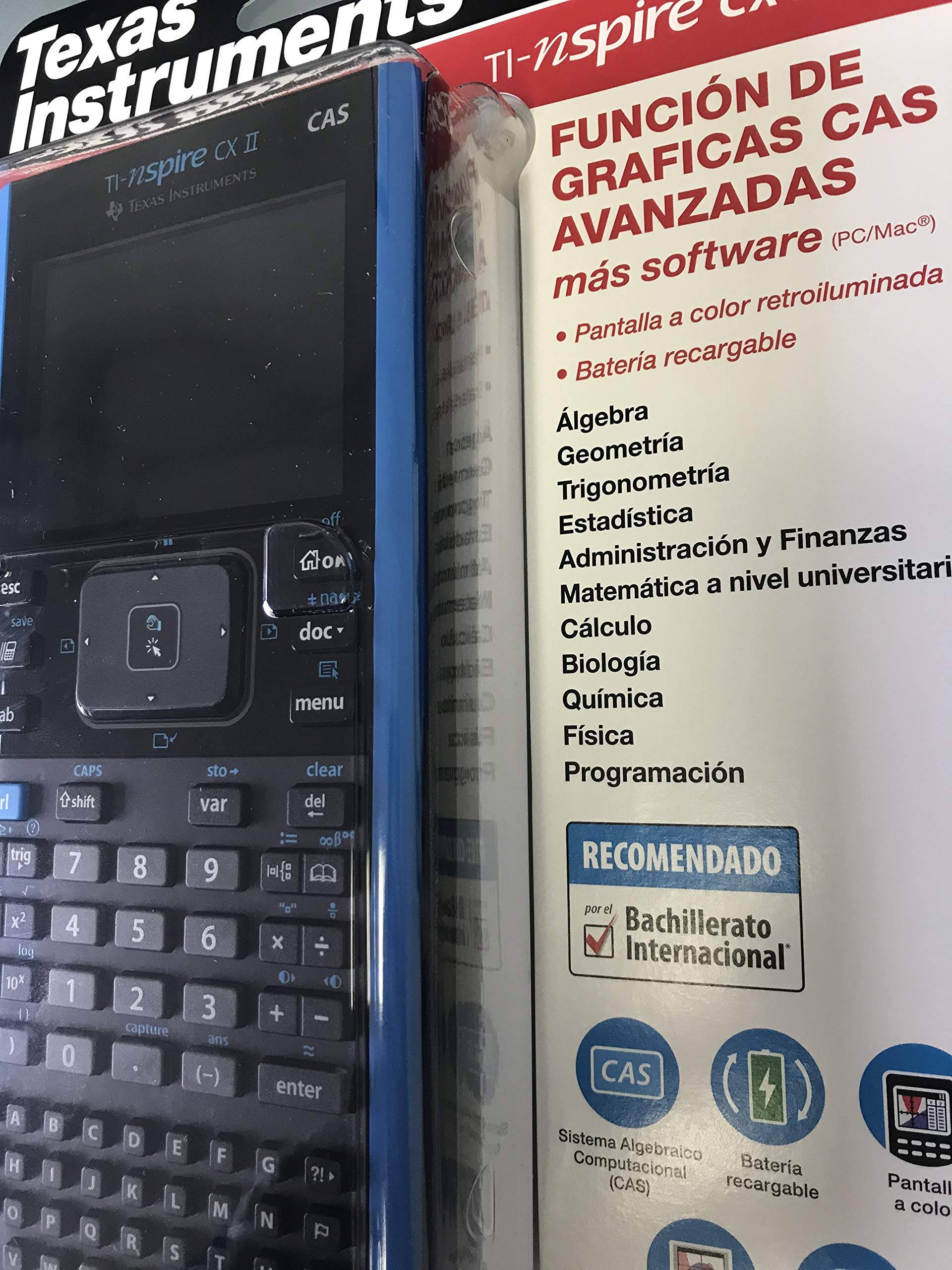 Texas Instruments Instrument Nspire CX II CAS Student Software Graphing Calculator