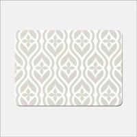 Warren Reed Abstract Ornament Pattern Place Mat Grey